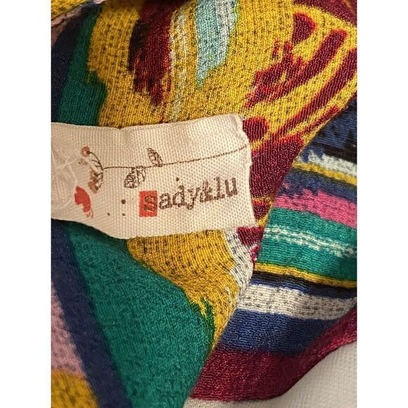 Sady & Lu BOHO Sleeveless Mini Dress Medium U Shaped Neckline - Picture 3 of 7